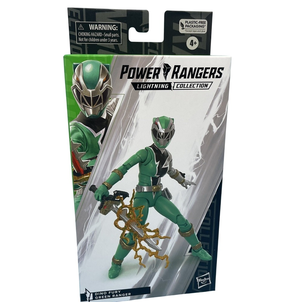 Power Rangers Lightning Collection Dino Fury Green Ranger Izzy Garcia Hasbro